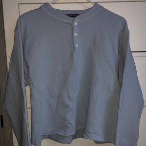 Light Blue Long Sleeve Sweater